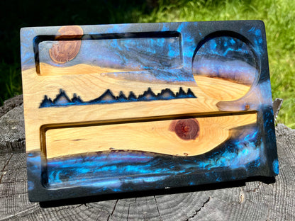 Moonstone Mountain Rolling Tray