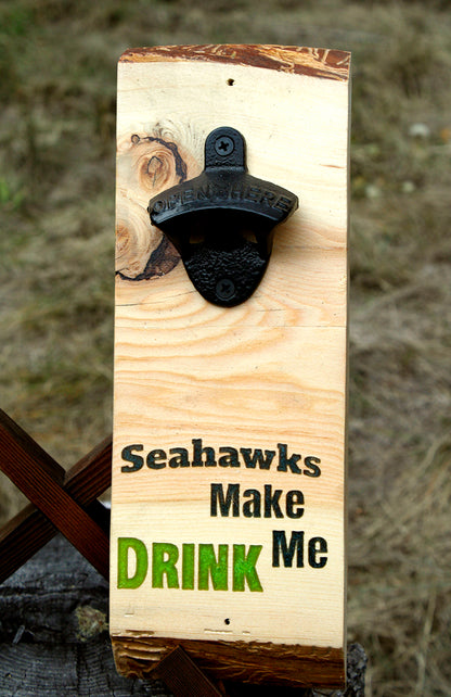 Seahawks Magnetic Bottle Opener #4