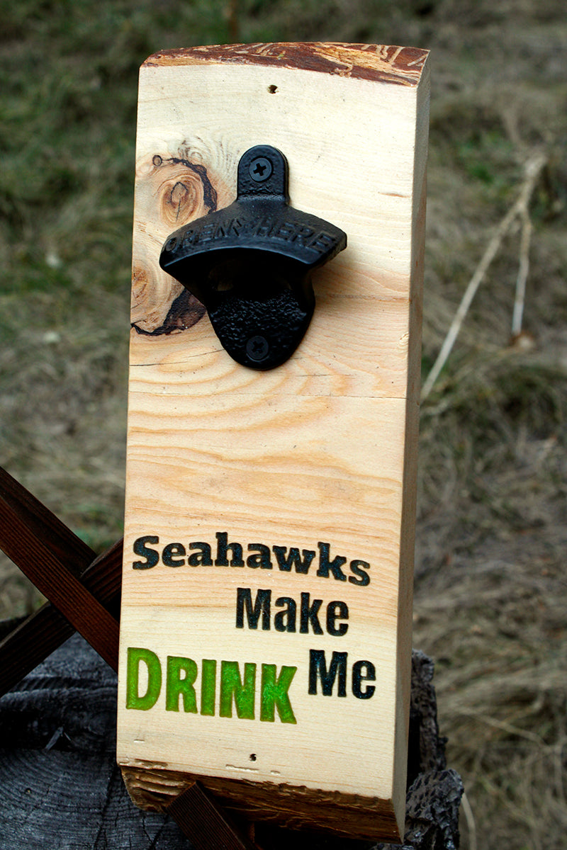 Seahawks Magnetic Bottle Opener #4