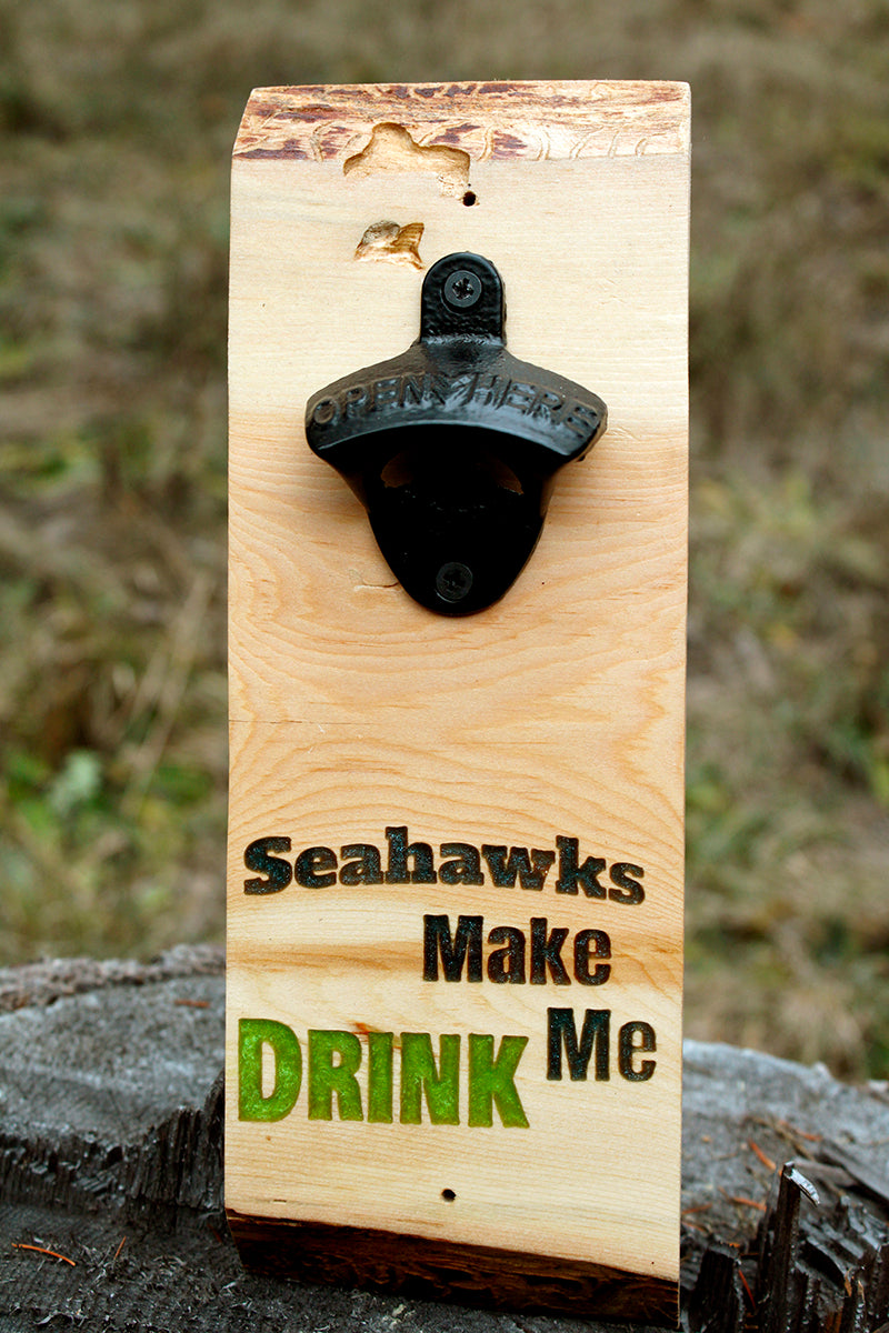 Seahawks Magnetic Bottle Opener #1