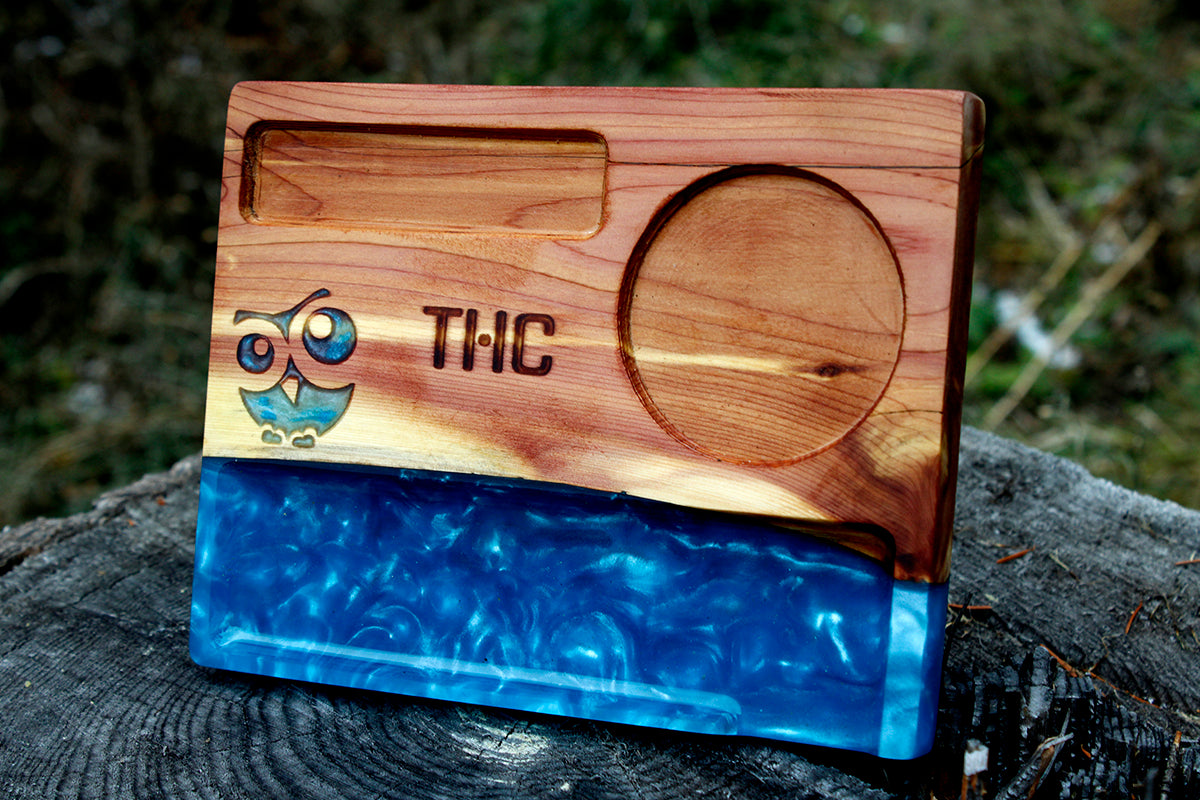 Blue Owl Rolling Tray