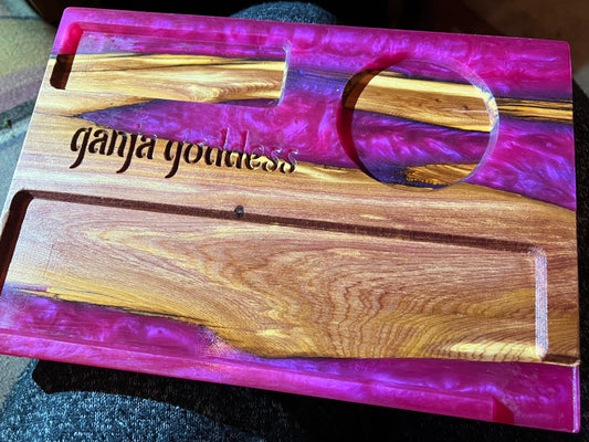 Pink Rolling Tray